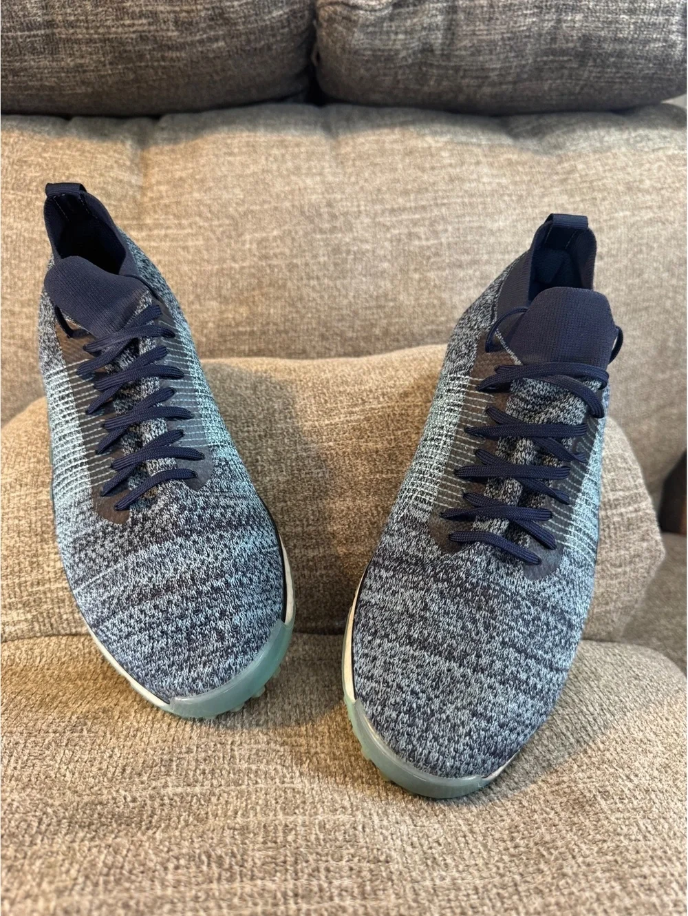 Adidas Tour360 XT Parley Primeknit Golf Shoes Men's Size 10 Blue Green G28374